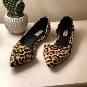 Steve Madden Audriana Pointed Cow Hair Flat